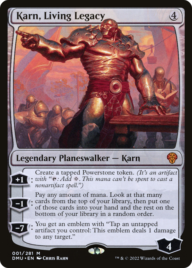 Karn, Living Legacy (001) Foil - Dominaria United