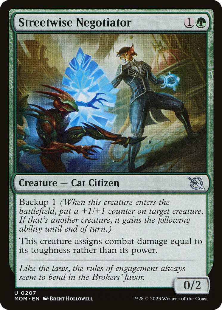 Streetwise Negotiator (207) Foil - March of the Machine