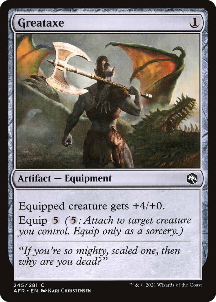 Greataxe (245) Foil - Adventures in the Forgotten Realms
