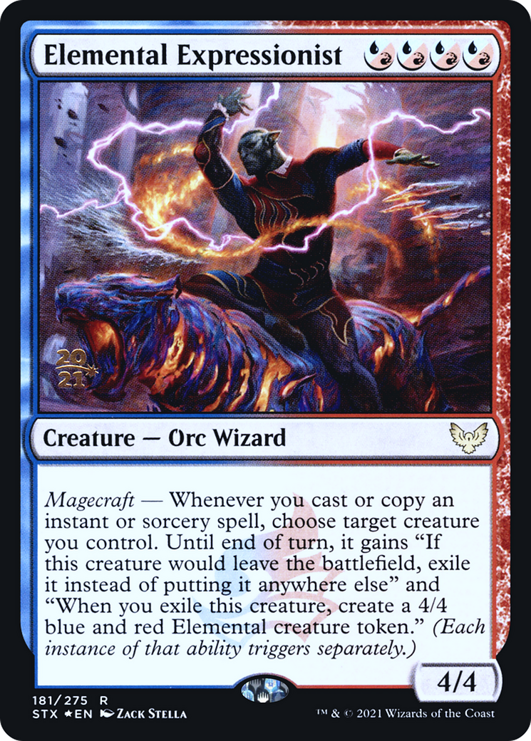 Elemental Expressionist (181) Foil - Strixhaven: School of Mages Promos