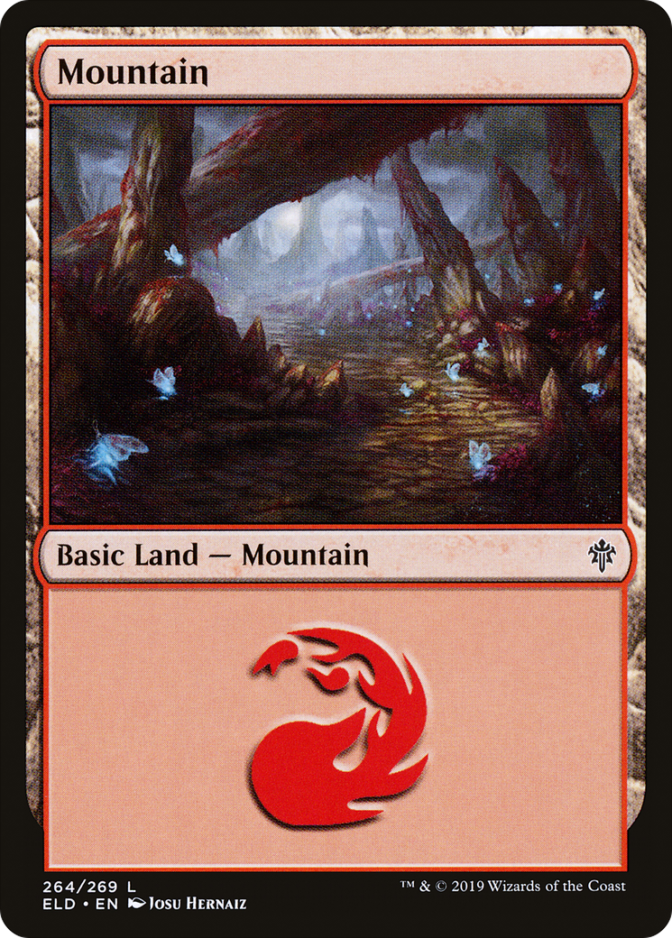 Mountain (264) Foil - Throne of Eldraine