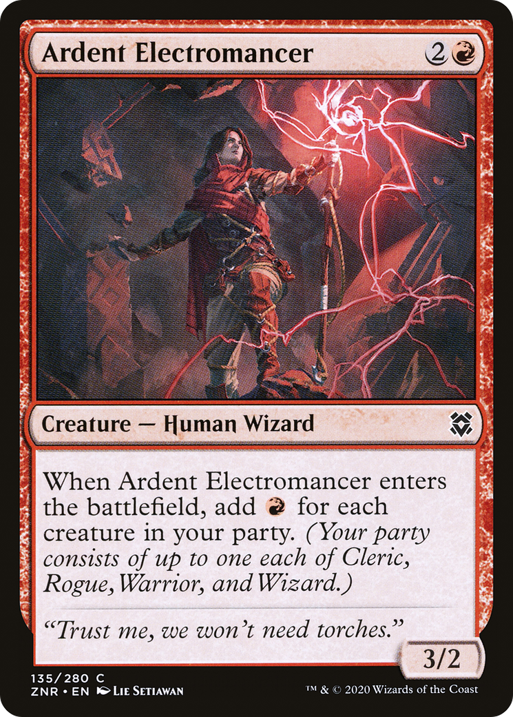 Ardent Electromancer (135) Foil - Zendikar Rising