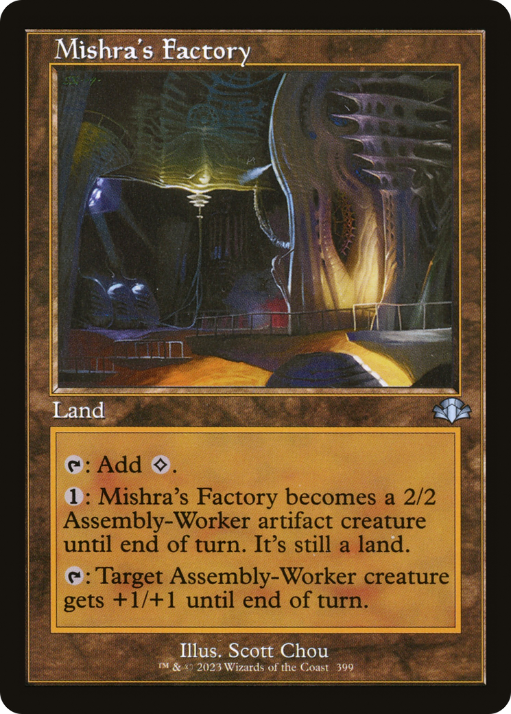 Mishra's Factory (Retro) (399) Foil - Dominaria Remastered