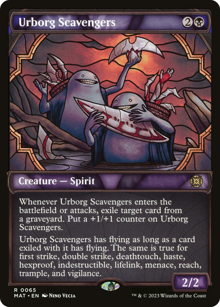 Urborg Scavengers (Showcase) (065) Foil - March of the Machine: The Aftermath