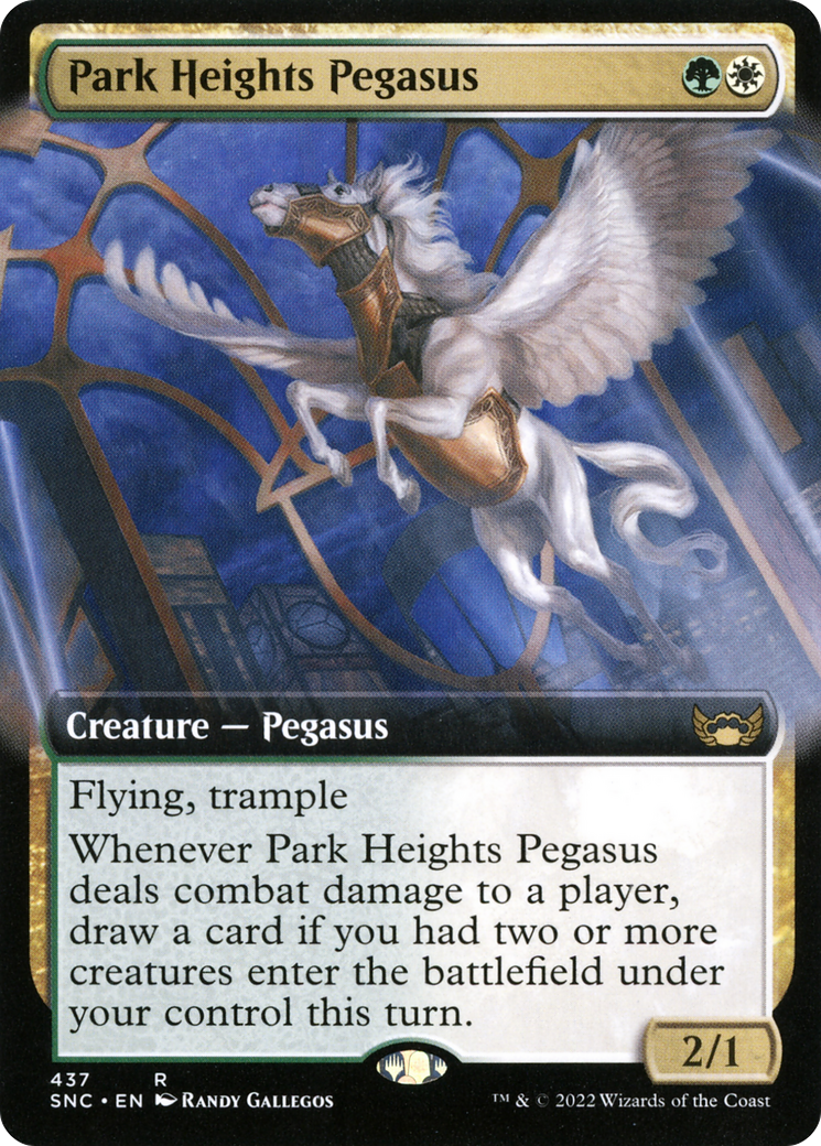 Park Heights Pegasus (Extended Art) (437) - Streets of New Capenna