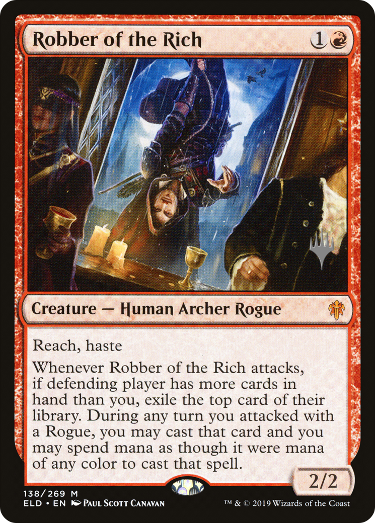 Robber of the Rich (138) Foil - Throne of Eldraine Promos