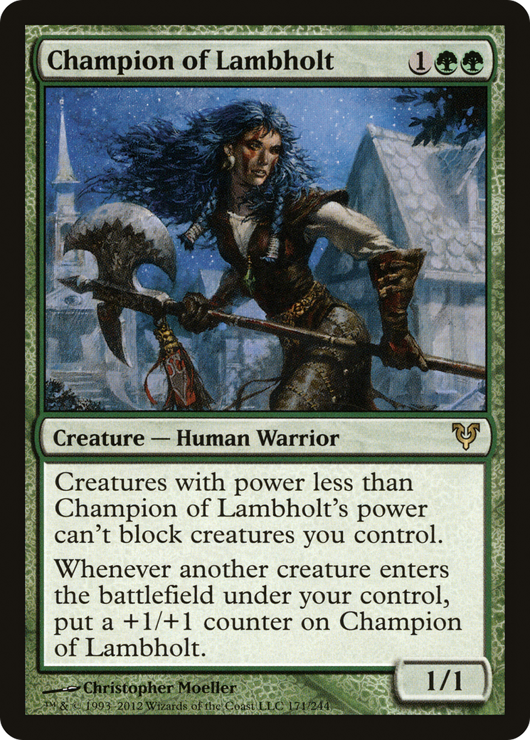 Champion of Lambholt (171) - Avacyn Restored