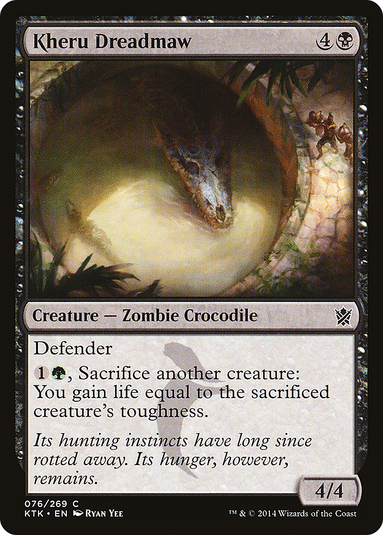 Kheru Dreadmaw (076) Foil - Khans of Tarkir