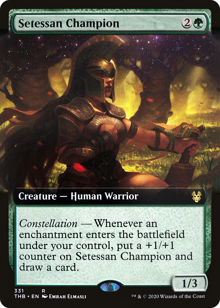 Setessan Champion (Extended Art) (331) Foil - Theros Beyond Death