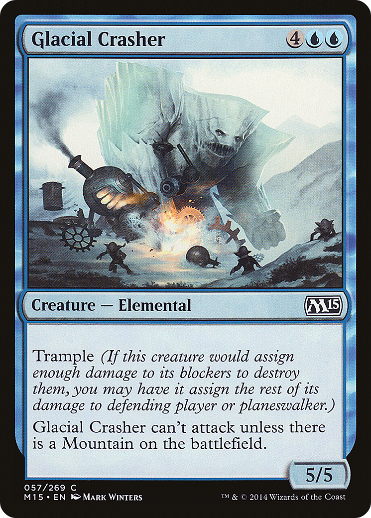 Glacial Crasher (057) Foil - Magic 2015