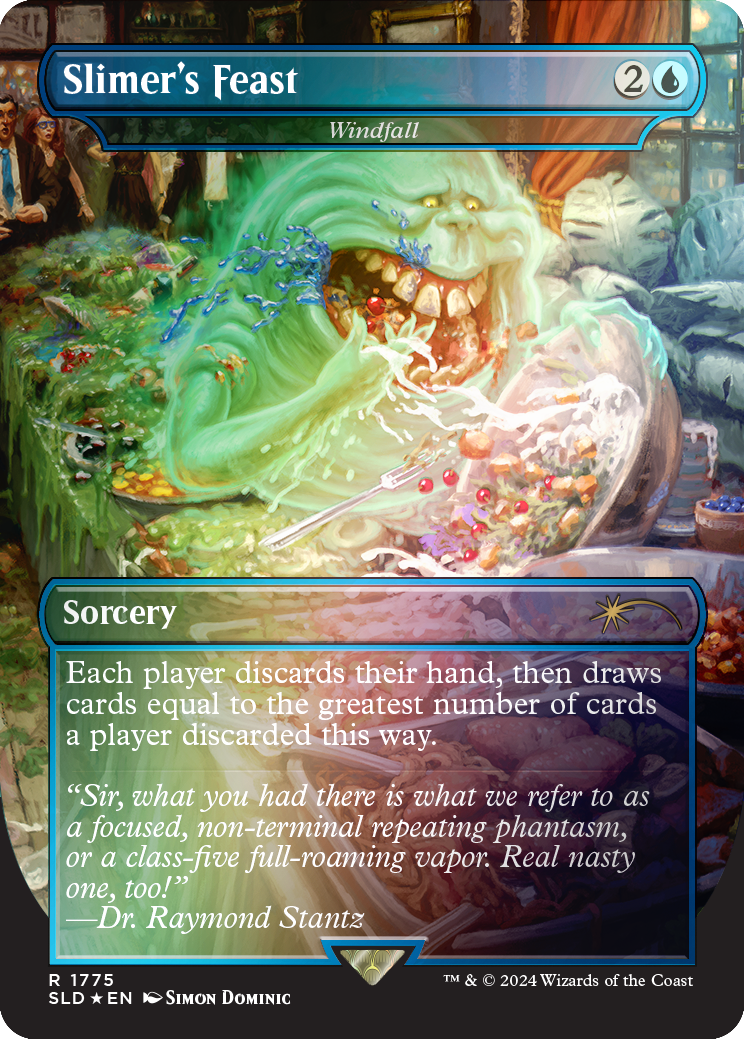 Slimer's Feast - Windfall (Rainbow Foil) (1775) Foil - Secret Lair Drop Series