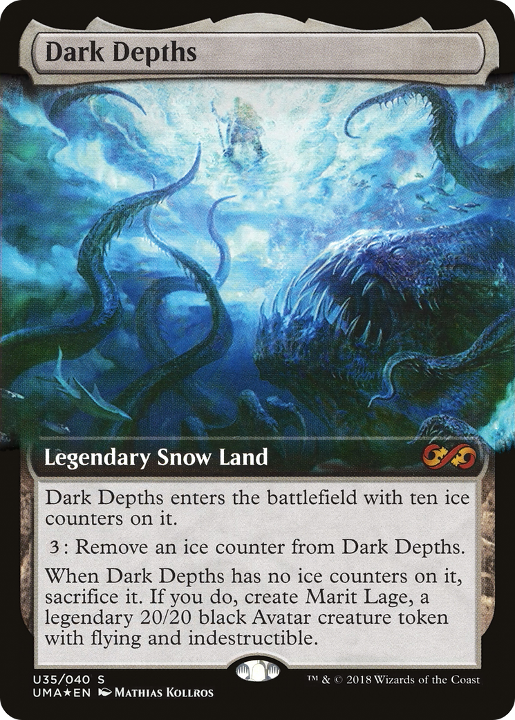 Dark Depths (Extended Art) (U35) Foil - Ultimate Box Topper