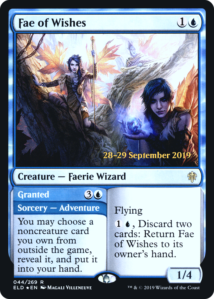 Fae of Wishes // Granted (44s) Foil - Throne of Eldraine Promos