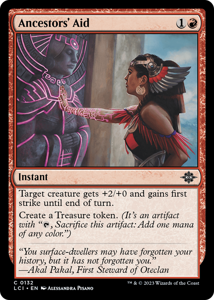 Ancestors' Aid (132) Foil - The Lost Caverns of Ixalan