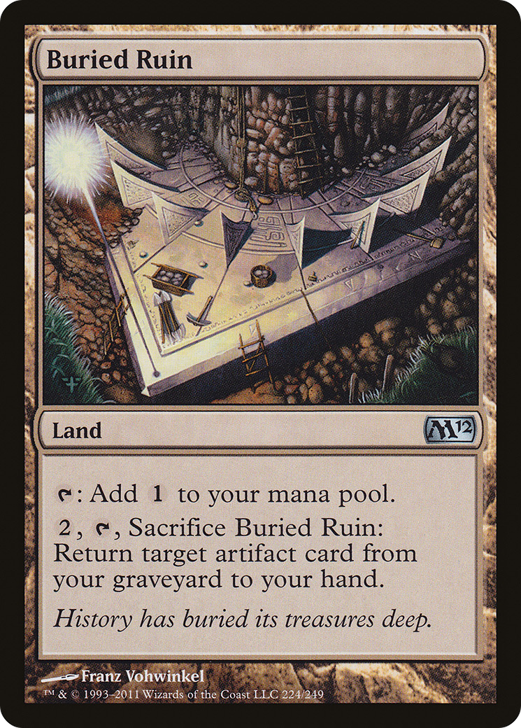 Buried Ruin (224) Foil - Magic 2012