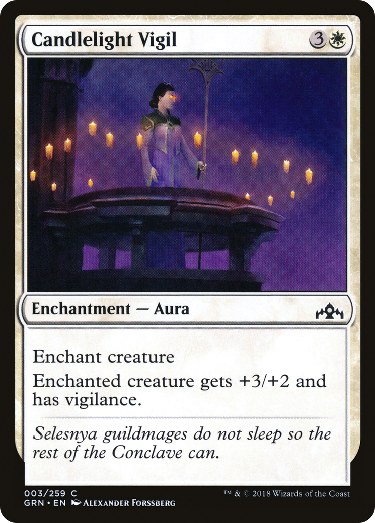 Candlelight Vigil (003) Foil - Guilds of Ravnica