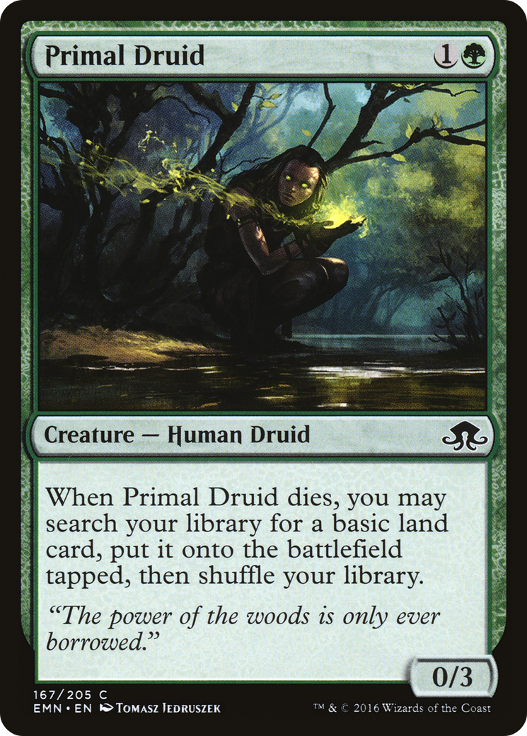 Primal Druid (167) Foil - Eldritch Moon