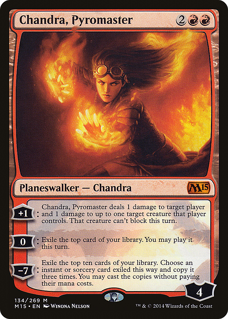 Chandra, Pyromaster (134) Foil - Magic 2015