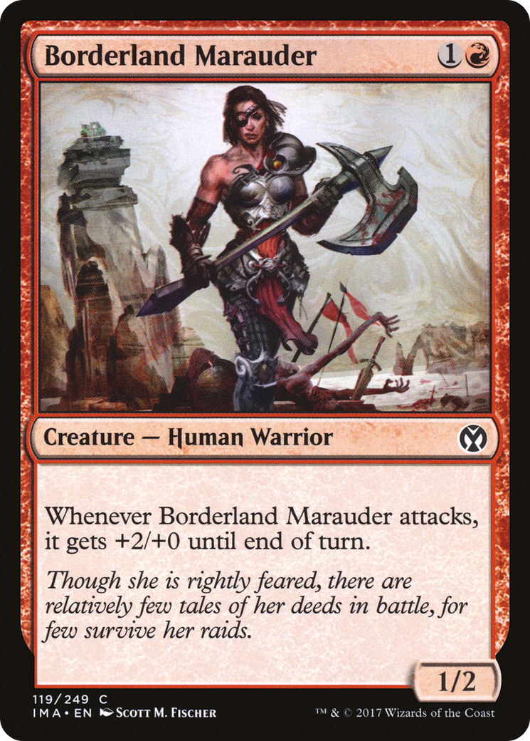 Borderland Marauder (119) Foil - Iconic Masters