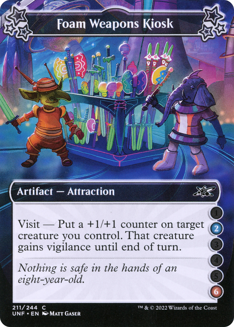 Foam Weapons Kiosk (211a) Foil - Unfinity
