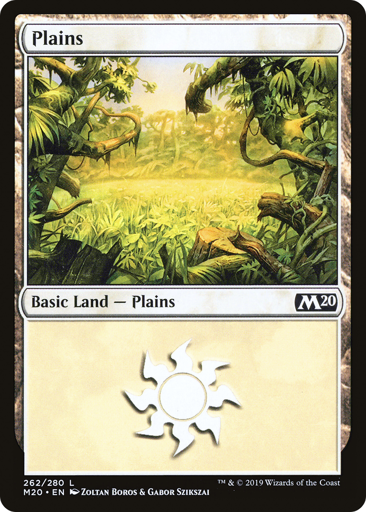 Plains (262) Foil - Core Set 2020