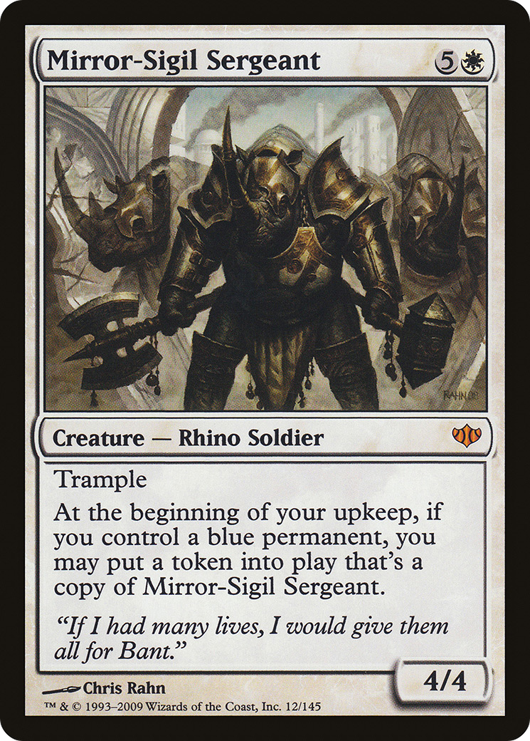 Mirror-Sigil Sergeant (012) Foil - Conflux