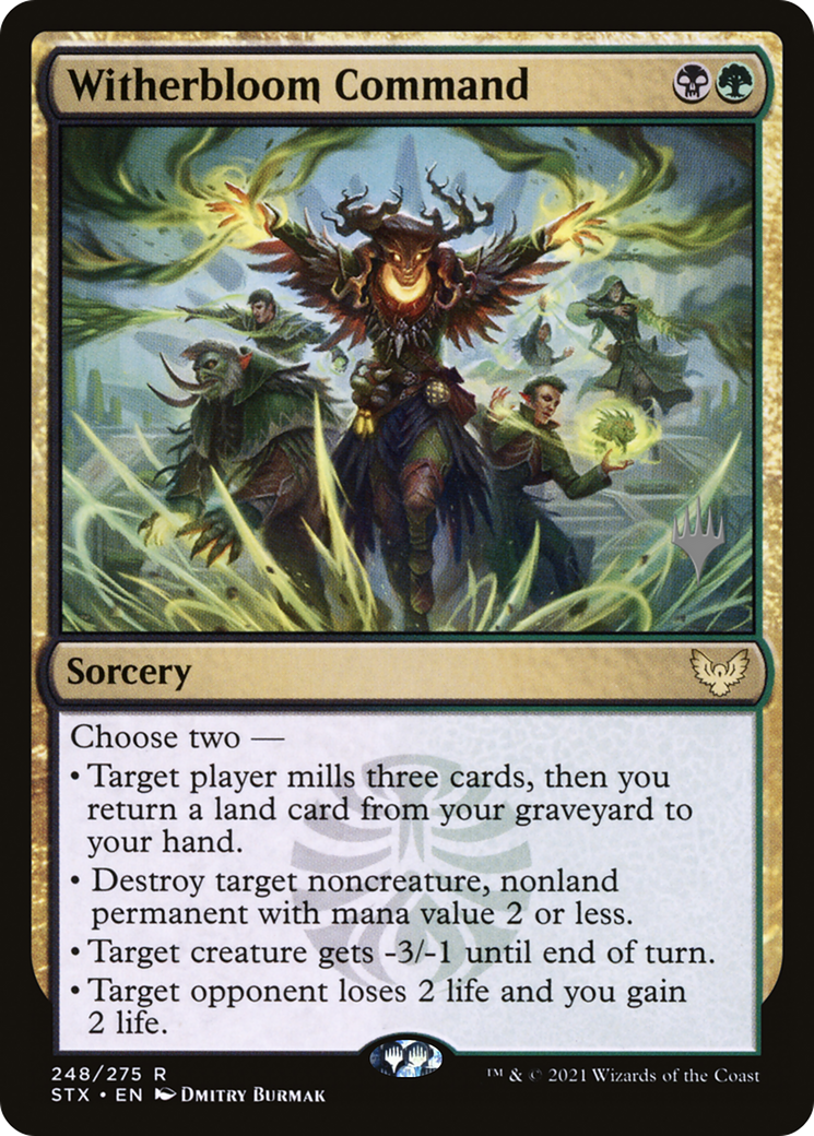 Witherbloom Command (248) Foil - Strixhaven: School of Mages Promos