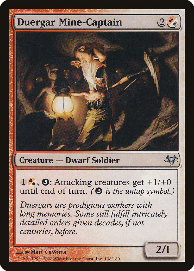 Duergar Mine-Captain (138) - Eventide