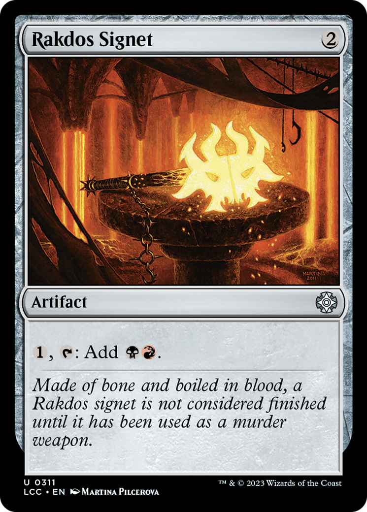 Rakdos Signet (311) - The Lost Caverns of Ixalan Commander