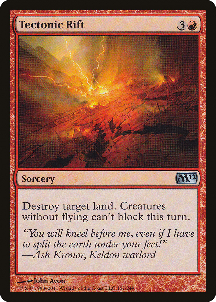 Tectonic Rift (157) Foil - Magic 2012