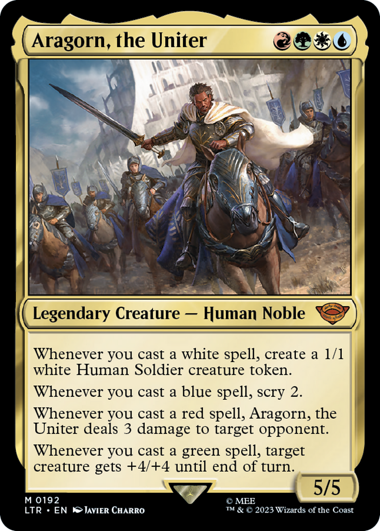 Aragorn, the Uniter (192) Foil - The Lord of the Rings: Tales of Middle-earth