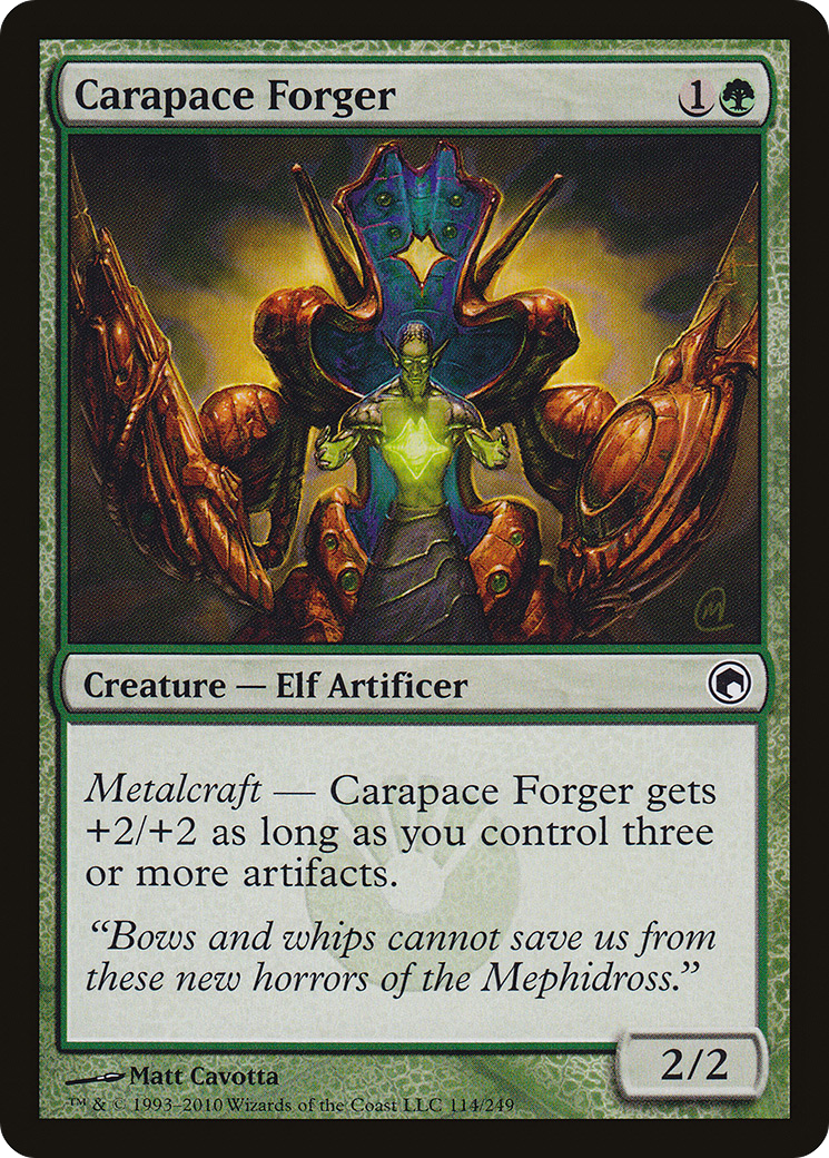 Carapace Forger (114) Foil - Scars of Mirrodin