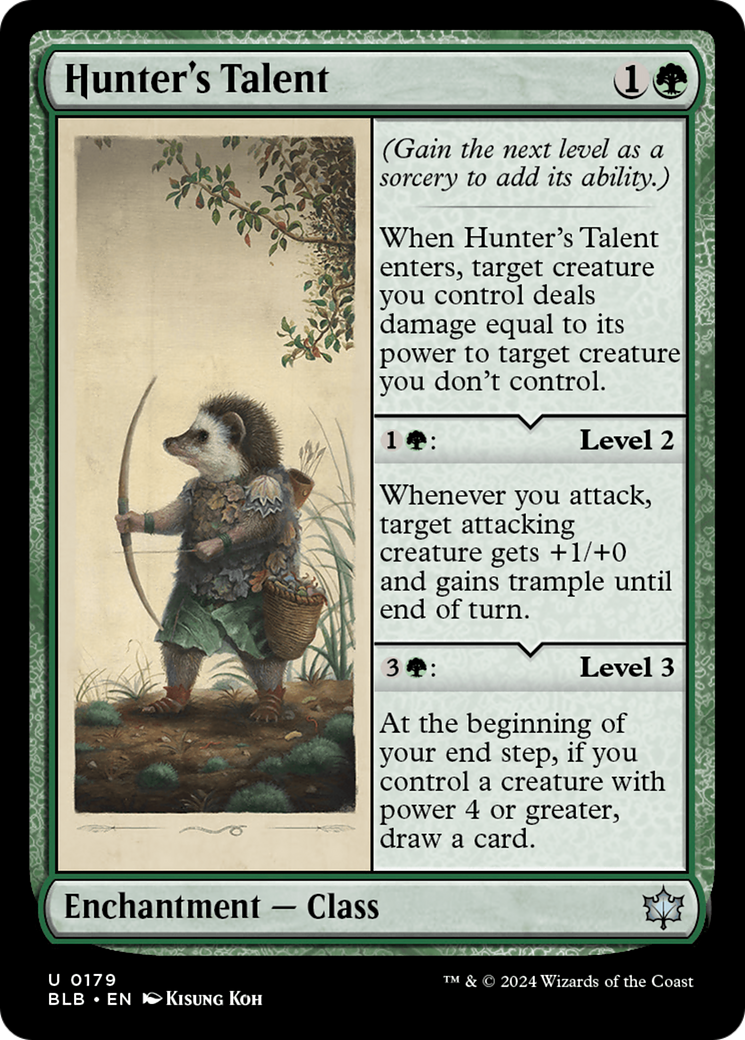 Hunter's Talent (179) Foil - Bloomburrow