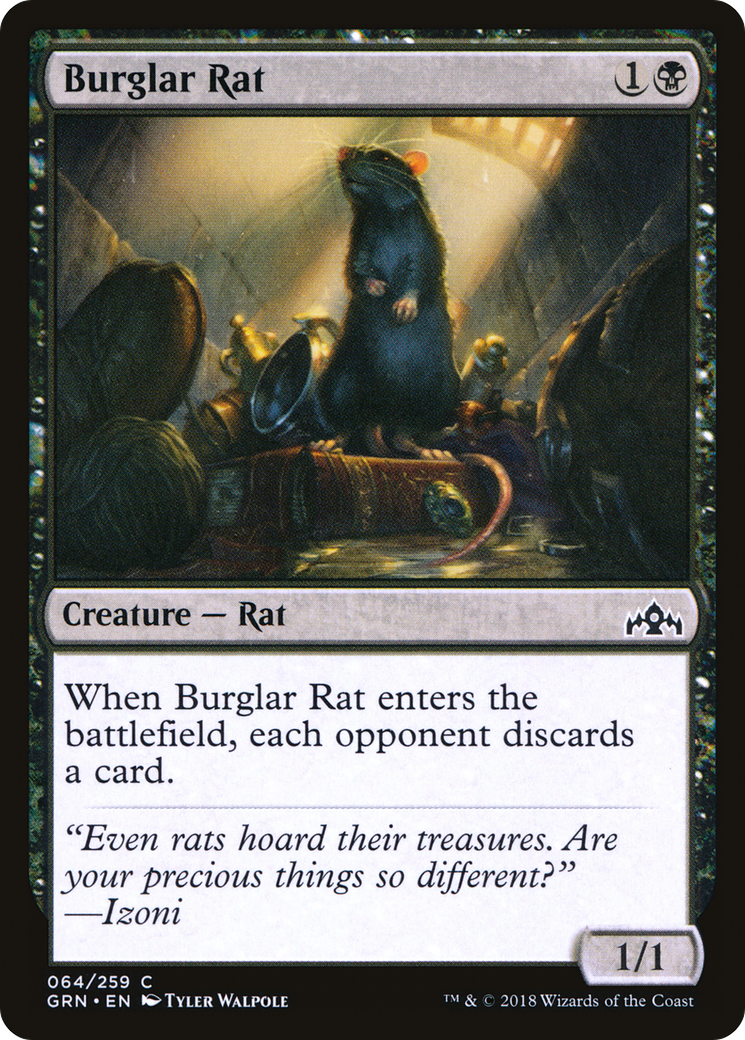 Burglar Rat (064) Foil - Guilds of Ravnica