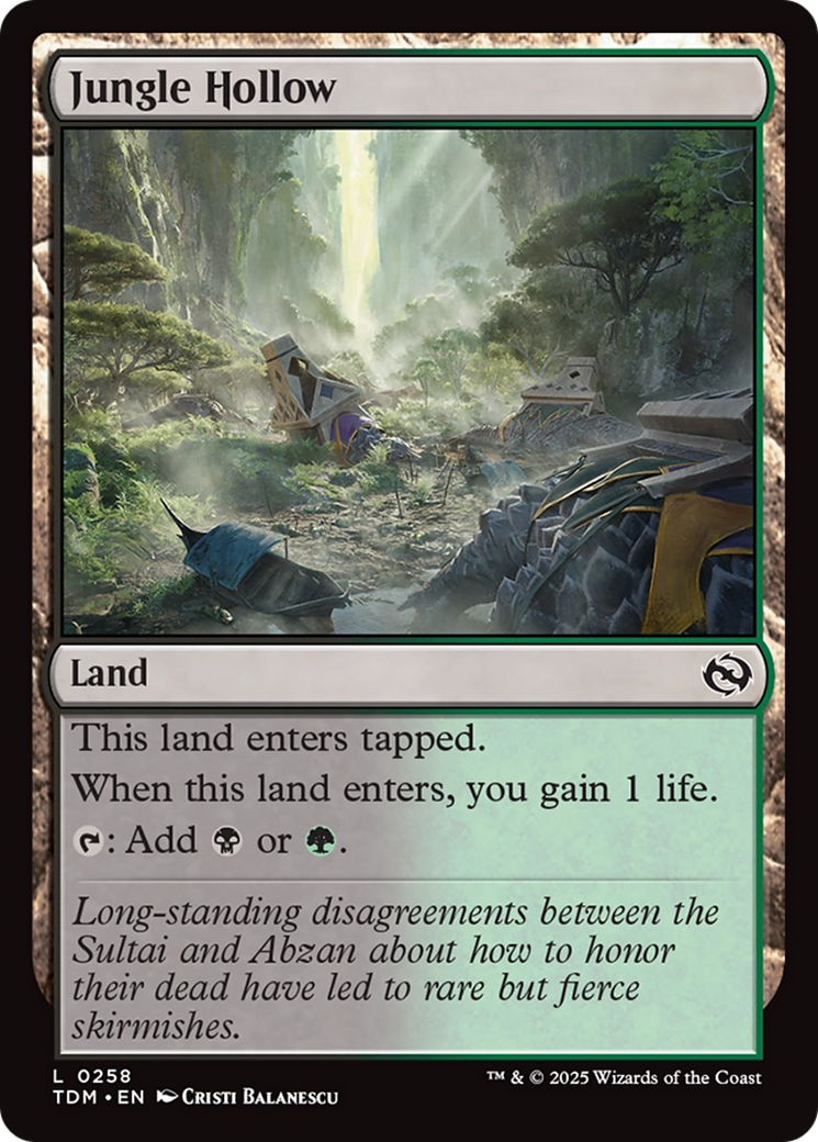 Jungle Hollow (258) - Tarkir: Dragonstorm