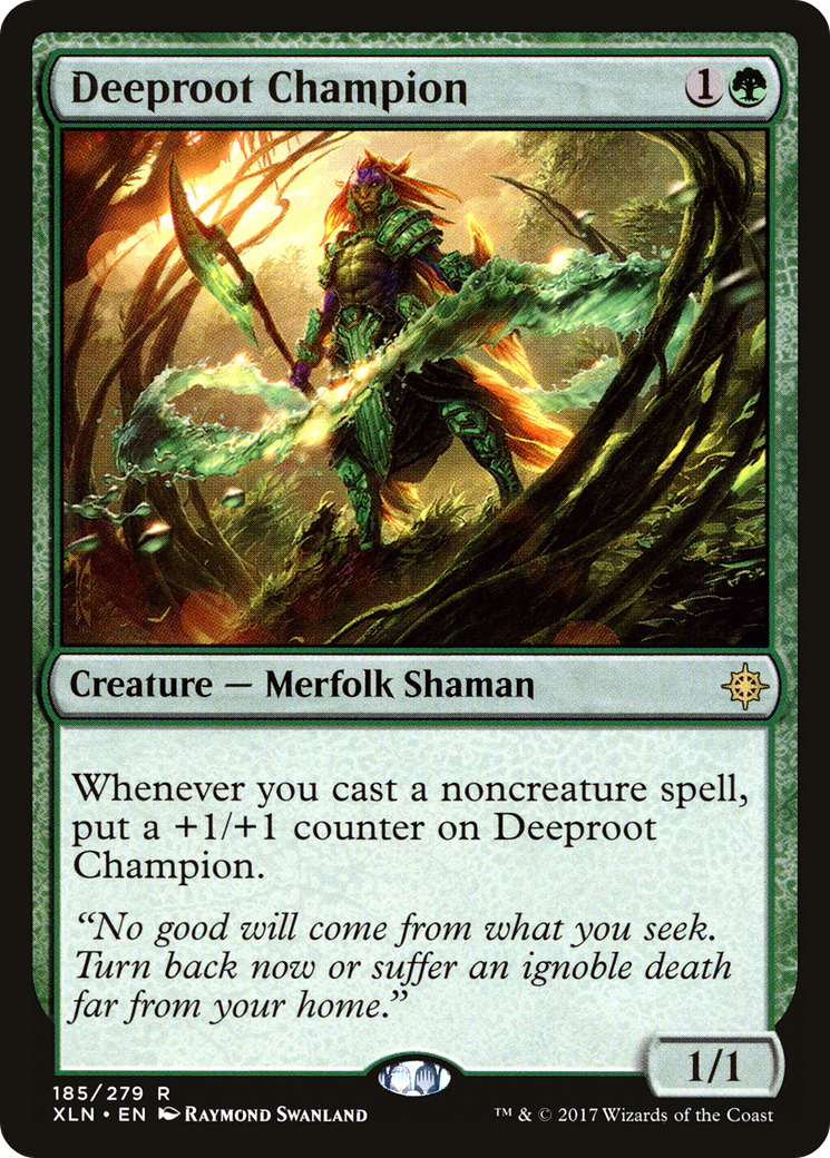 Deeproot Champion (185) Foil - Ixalan