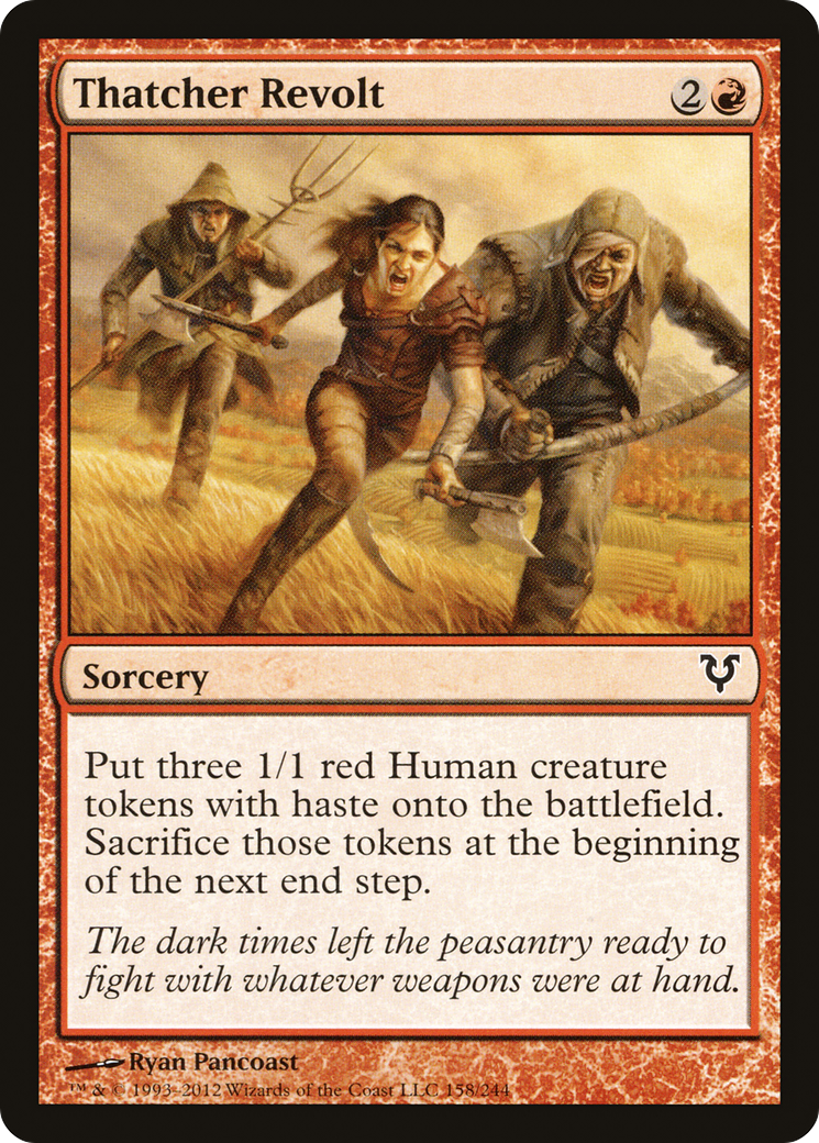 Thatcher Revolt (158) Foil - Avacyn Restored