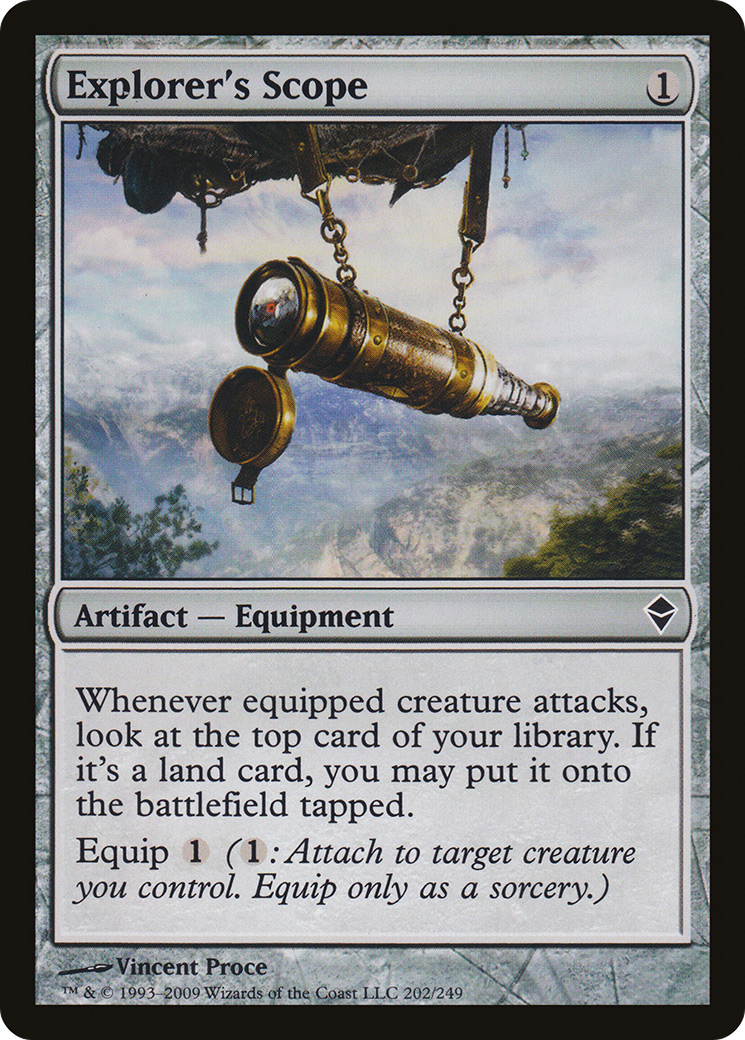 Explorer's Scope (202) Foil - Zendikar