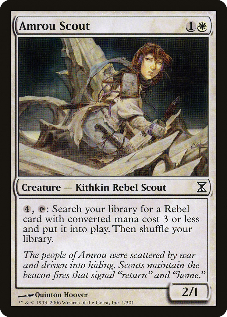 Amrou Scout (001) Foil - Time Spiral