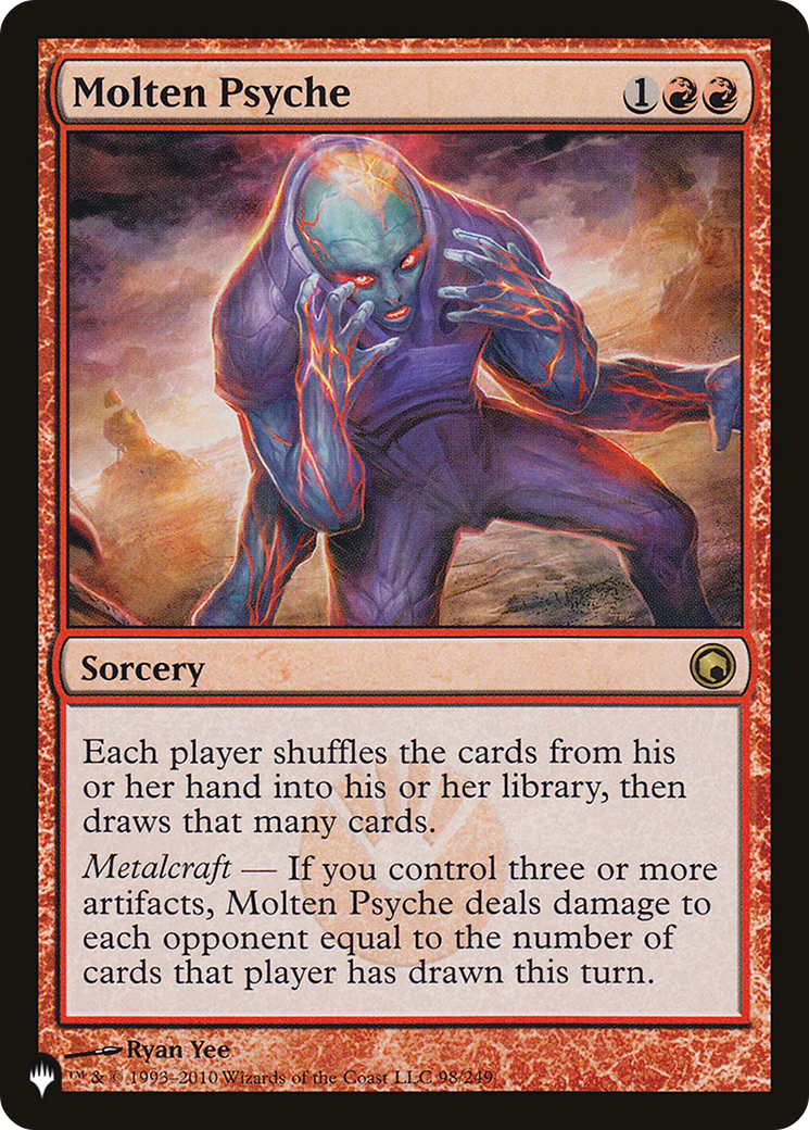 Molten Psyche (SOM-98) - The List