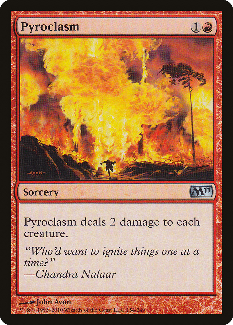 Pyroclasm (154) Foil - Magic 2011