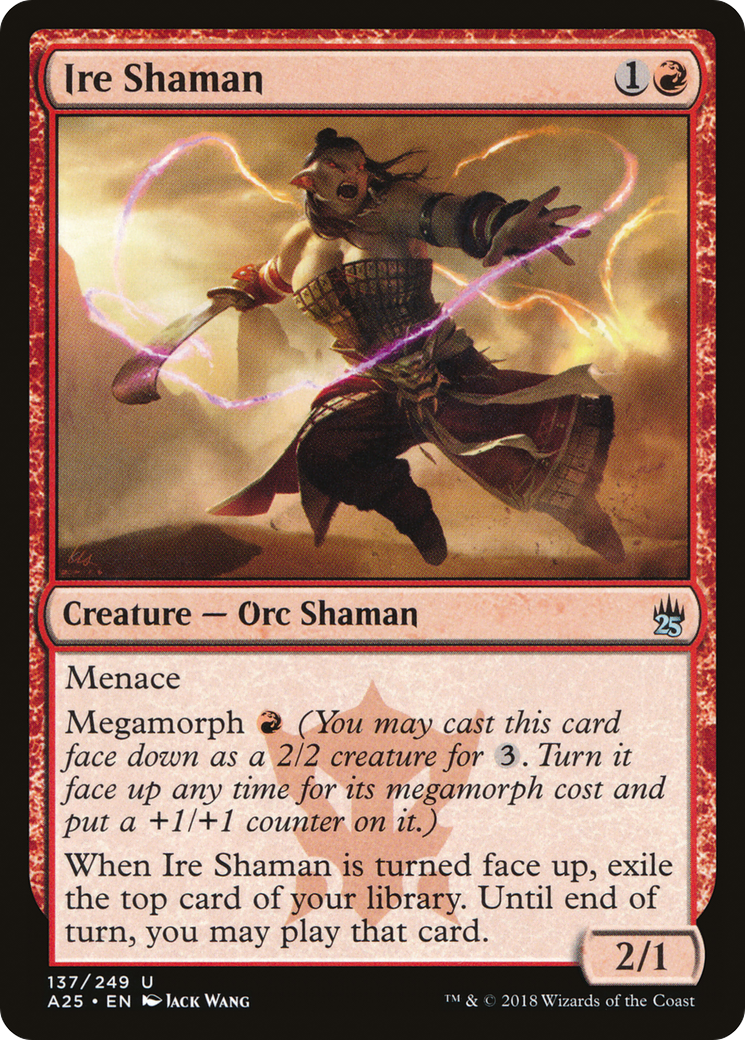Ire Shaman (137) Foil - Masters 25