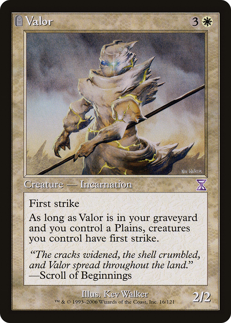 Valor (Retro) (016) Foil - Time Spiral Timeshifted