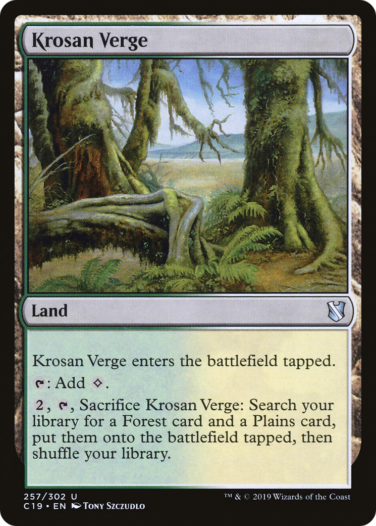 Krosan Verge (257) - Commander 2019