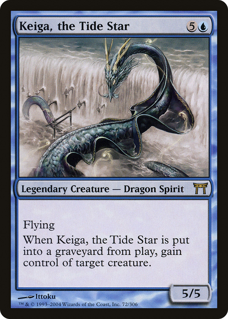 Keiga, the Tide Star (072) Foil - Champions of Kamigawa