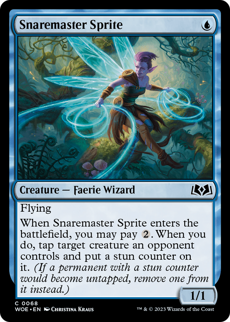 Snaremaster Sprite (068) Foil - Wilds of Eldraine