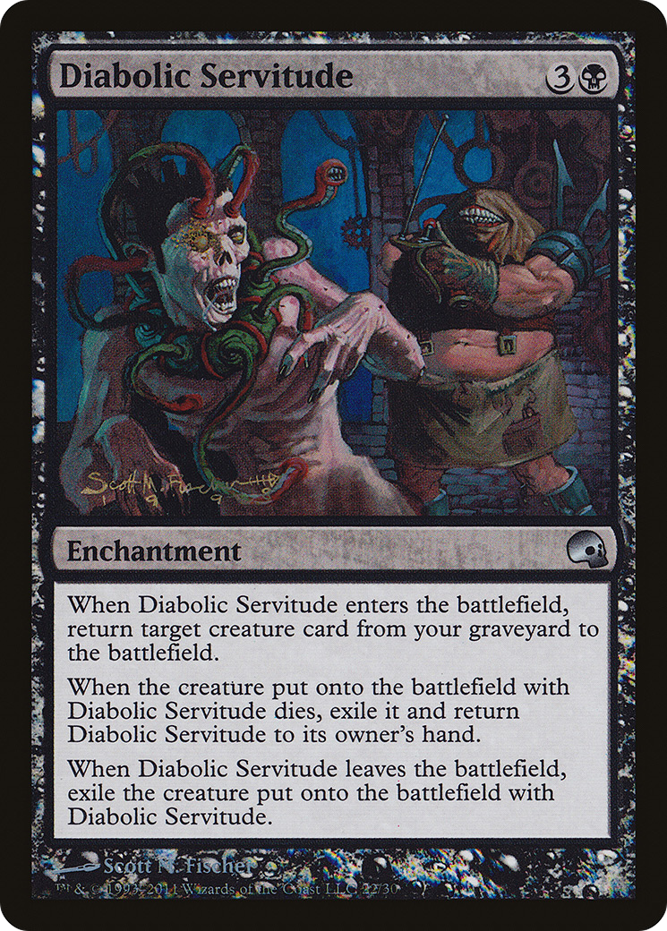 Diabolic Servitude (022) Foil - Premium Deck Series: Graveborn