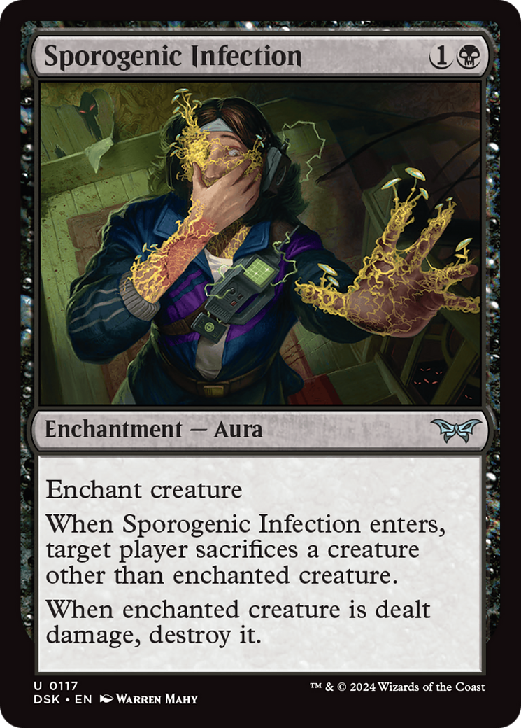 Sporogenic Infection (117) Foil - Duskmourn: House of Horror
