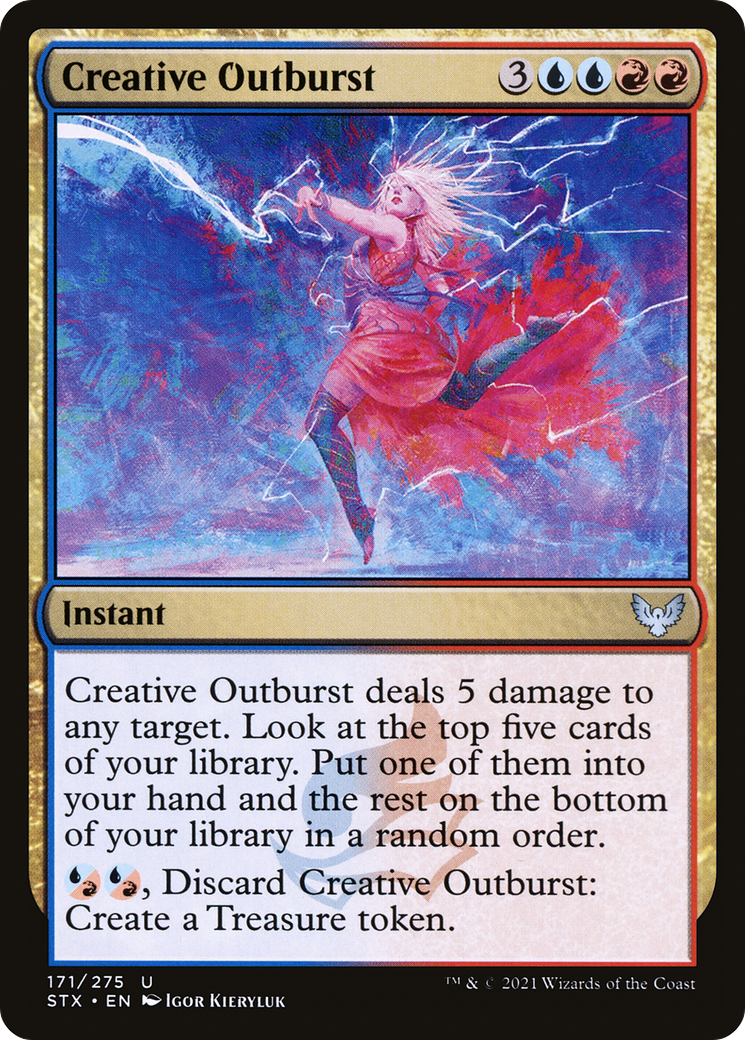 Creative Outburst (171) Foil - Strixhaven: School of Mages