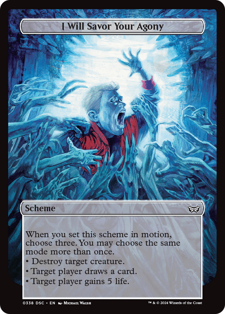 I Will Savor Your Agony (Full Art) (338) - Duskmourn: House of Horror Commander